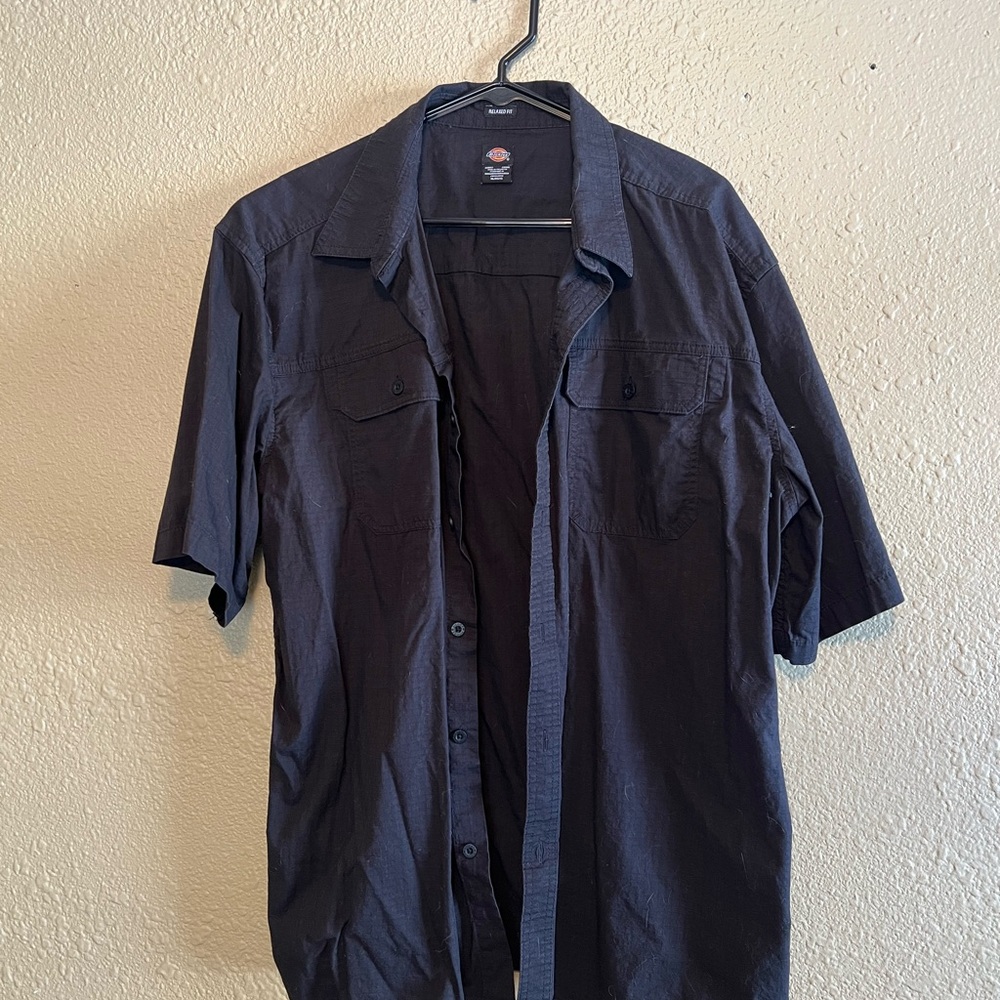 Dickies Relaxed Fit Black Shirt